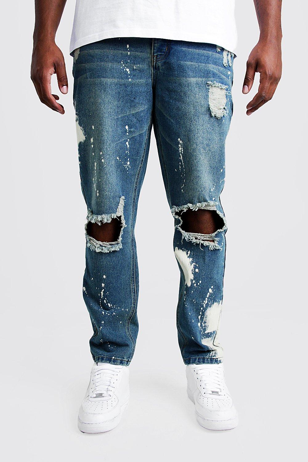 ripped jeans for big and tall